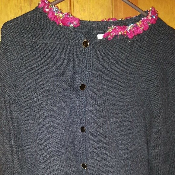 Ann Trinity XL cotton blend sweater cardig… - Picture 1 of 4